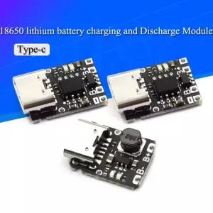 C타입 USB 리튬 배터리 충전 보호 보드 모듈, 온도 기능, TP4056 이상의 폴리머 4.2V