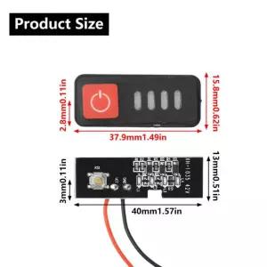 1/5PCS 배터리 용량 표시기 모듈 전원 디스플레이 레벨 테스터 LED 5S 18V 21 10S 36V 42V 5PCS