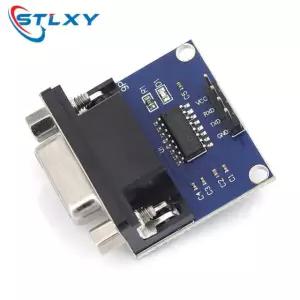 Stlxy MAX3232 RS232-TTL MAX232 플래싱 보드 컨버터 모듈 3.3V-