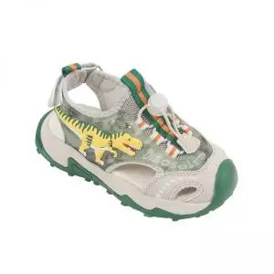 매장정품 DINOSOLES 스컬 본 샌들 키즈 그린