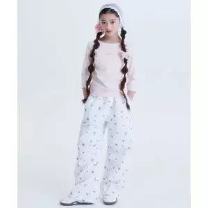 매장정품 TAEBLE 썸머플라워 파라슈트 팬츠 - 아이보리
