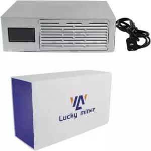 새로운 럭키 마이너 LV08 7TH/s 50W BTC SHA256 알고리즘 채굴기 가정 및 사무실 채굴 솔로/P2P 42개 이상의 코인(BTC BCH BSV) 지원 보유