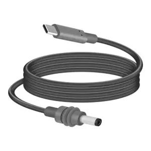 RIIEYOCA 00W USB C to ni 전원 케이블 8AWG 미니 552 20V 5A 충전 휴대용 위성 터미널용 방수 2_DC5521 to Type-C Cable