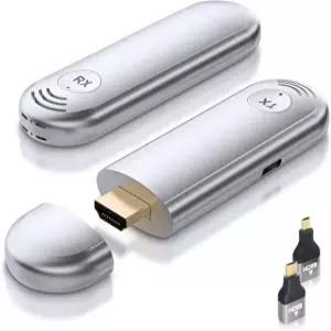 무선 HD 송신기 및 수신기 플러그 앤 플레이 24G/5G 00FT 범위 Extender 4K 디코딩 080P 출력 노트북 PC TV 박스 프로젝터 카메라 DV 지원 블루투스