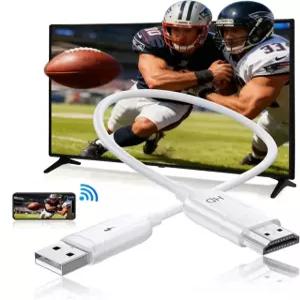 무선 HD 디스플레이 어댑터 AirPlay/racast용 케이블을 080P HDTV 대형 화면 미러링 동글 수신기 전용 디자인 White Wireless HDMI