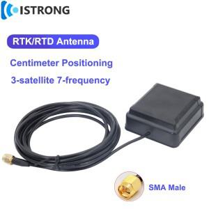 RTK/RTD 고정밀 안테나 센티미터 포지셔닝 L1+L2+L5 3위성 7주파수 GNSS 측정 안테나 42dBi 증폭기