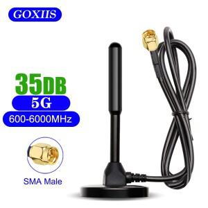 라우터 모뎀 신호 부스터 용 5G 4G LTE 안테나 35dBi 전대역 순수 구리 빨판 안테나 600-6000MHz