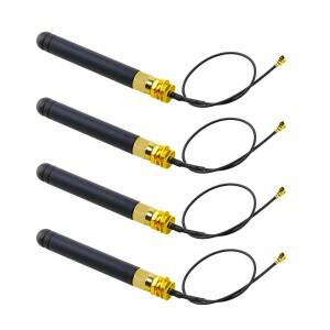 4PCS LoRa 안테나 868MHz 915MHz 2DBI U.FL I-P-E-X-1-Lora 보드 용 SMA 커넥터 ESP32 Lora32u4 II WiFi Lo