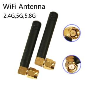 미니 PCI 카드 카메라 usb에 사용되는 업그레이드 된 와이파이 안테나 2.4GHz/5.8GHz 듀얼 밴드 3dbi RPSMA