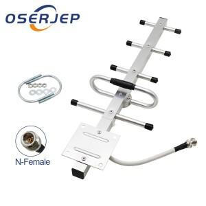 야기 안테나 리피터 부스터 앰프용 안테나 외부 8dbi GSM 지향성 안테나 N-암 안테나 900MHz 2g 824-960MHz