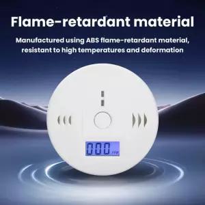 일산화탄소 경보기 연기 CO 감지기 LCD 디스플레이 가정용 무선 독성 가스 누출 화재 CO detector