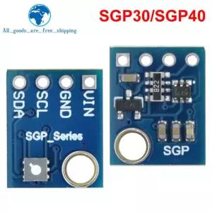 TZT SGP40 SGP30 공기질 센서 디지털 TVOC 감지 모듈 아두이노 데모 보드 SGP30