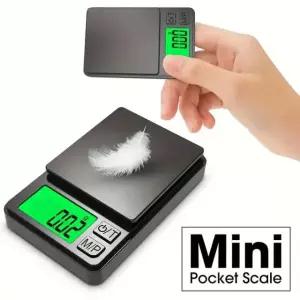 100/500g 0.01g 미니 디지털 저울 고정밀 전자 포켓 보석 무게 측정용 휴대용 100g0.01g