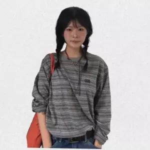 매장정품 코드그라피 CGP 멀티 스트라이프 롱슬리브-다크 그레이 3764880 1472025