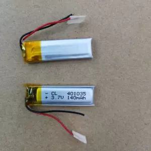 3.7V 2선 401035 041035P 보호 보드 포함, 블루투스 MP4에 사용됨 1개/