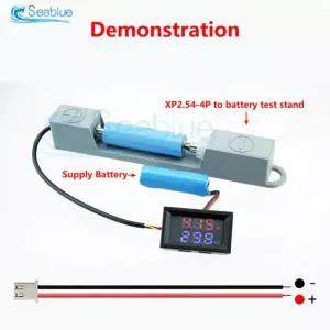 4 라인 VR452 DC 4-12V 고정밀 리튬 배터리 내부 저항 측정기 테스터 품질 검출 4pin clamp