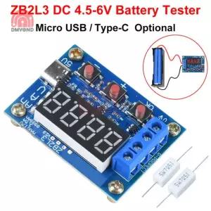 4.5V-6V 배터리 테스터 LED 디지털 디스플레이 18650 리튬 전원 공급 장치 테스 Micro USB