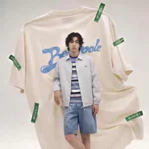 빈폴 멘 PAPER PRESS X 백프린트 코치 아우터 스카이 블루 BC6364K06Q K06Q