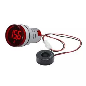 디지털 전압계 전류계 AC 60-500V 0-100A 정사각형 원형 전압 전류 측정기 자동 G AC 60500V 0100A