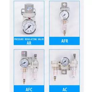 SMC 유형 AR2000 공기 압력 조절기 압축기 감소 밸브 4MM 6MM 8MM 10M AR2000 02