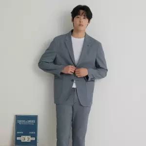 빈폴 멘 시어서커 패턴 셋업 재킷 네이비 BC6311C54R C54R