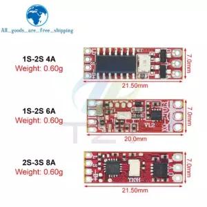 1S-3S DC 3.7V-8.4V 4A 6A 8A 마이크로 브러시리스 모터 드라이버 보드 1S2S 4A 1pcs