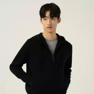 빈폴 멘 베럴비 후드집업 니트 블랙 BC595AC125 LL