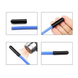 열수축 엔드 5개 절연 와이어 보호 커버 케이블 슬리브 블랙 레드 그린 Bla 10x30mm 5pcs