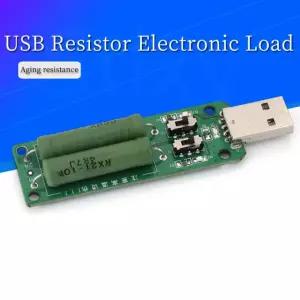 조정 가능한 3 전류 5V 저항 테스터 USB 저항기 전자 부하 스위치 포함