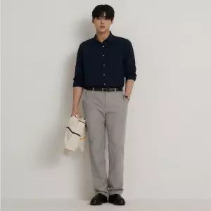 빈폴 멘 리넨 혼방 옥스포드 스탠다드핏 팬츠 베이지 BC6221C06A C06A