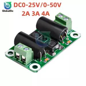 DC 전원 필터 보드 0-25V/0-50V 2A/3A/4A 클래스 D 전력 증폭기 모듈 DC025V 2A