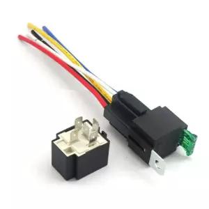 1PC 12V 자동차 퓨즈 릴레이 30A 평상시 열림 RELAIS 등받 5PIN 4PIN 12V 4pin with so et
