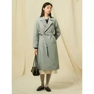 빈폴 레이디스 벨티드 롱 트렌치 코트 스카이블루 BF523TC02Q 02Q