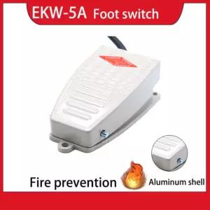 220V SPDT 순간 제어 페달 스위치 스폿 용접기 산업용 알루미늄 플라스틱 EKW Plastic shell