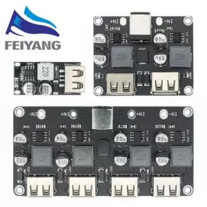 USB QC3 QC2 컨버터 충전 스텝 다운 모듈 32V 고속 24V 9V 12V 충전기 1 CHANNEL