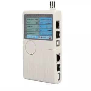 다기능 IN 네트워크 케이블 테스터 RJ45 RJ11 USB LAN CAT5 CA BNC