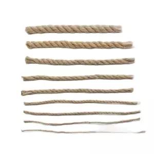 천연 황마 로프 1MM 14MM DIY 공예용 리본 빈티지 코드 바느질 크리스마스 장식 1mm 50meter