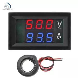 AC 220V 10A 50A 100A 듀얼 디스플레이 전압 전류 감지기 측정기 테스터 1Pcs10A transformer