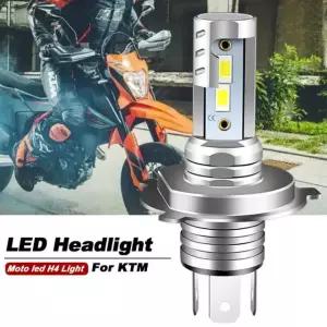 오토바이 라이트 9003 led 6500k 교체용 1PC LED H4 WHITE