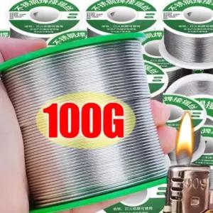 20G 50G 100G 라이터 스테인리스 스틸 납땜 주석 와이어 용융 코어 무세척 1 0mm 20g