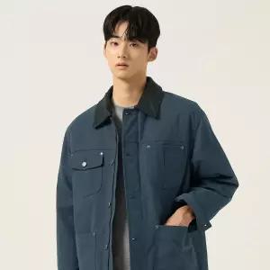 빈폴 멘 빈폴멘 레더 칼라 필드 재킷 네이비 BC5938CP5R LL 5R