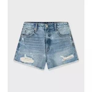 후아유 WHO.A.U [캘리걸]Destroyed Denim Shorts WHTJG2562F 326287
