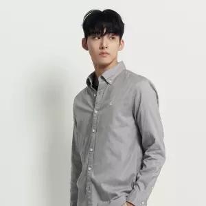 빈폴 멘 브러쉬드 헤링본 셔츠 그레이 BC5964C223 C