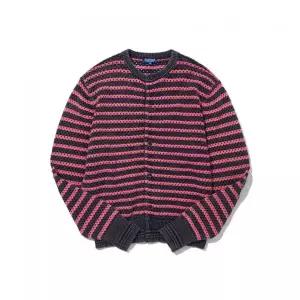 매장정품 PENFIELD 워시드 스테이트 크루넥 가디건 챠콜_FS2NJ40U