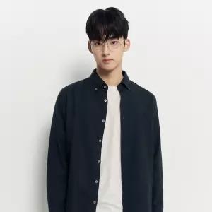 빈폴 멘 브러쉬드 하운드투스 셔츠 네이비 BC5964C20R C20R