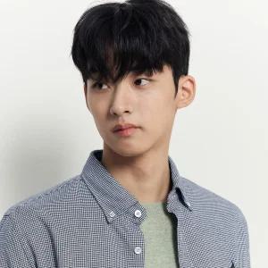 빈폴 멘 브러쉬드 하운드투스 셔츠 블루 BC5964C20P C20P