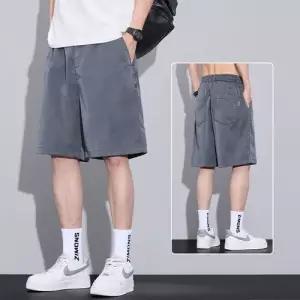 호크아이 남성 여름 캐주얼 데일리룩 청반바지 얇은 일자 쿨링 하의 5부 KUK2