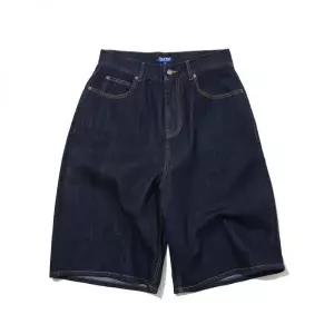 매장정품 PENFIELD 시그니처 워시드 버뮤다 팬츠 인디고_FS1WP06U