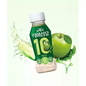 매장정품 NUCARE 뉴케어 식이섬유 10g 제로슈거 콜라겐 음료 케일사과맛 240mlx6병