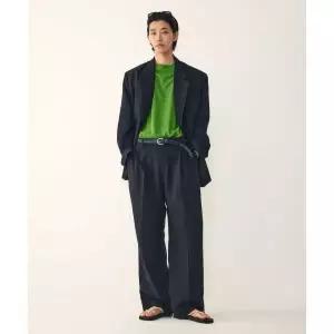 매장정품 STUDIO TOMBOY [MEN] 베이직 오버핏 슬랙스_블랙 9156231182